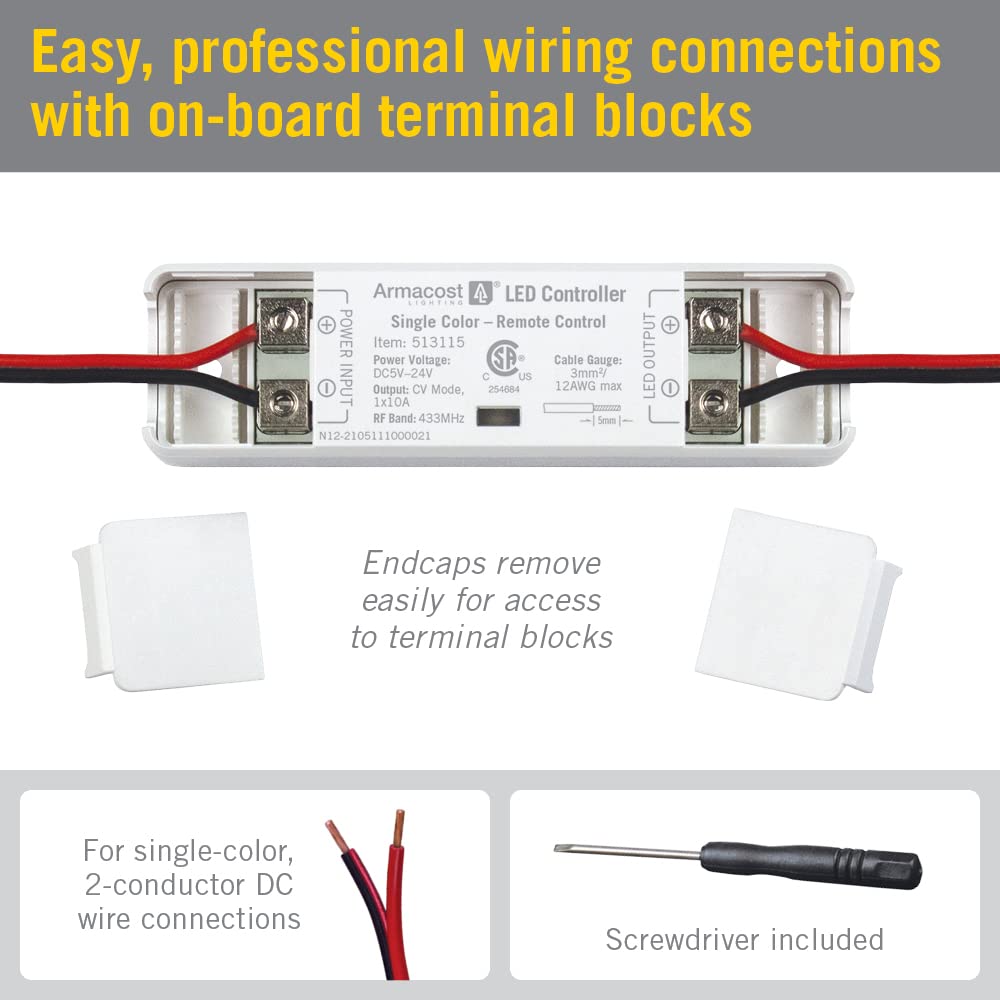 Armacost Lighting 513115 Proline White or Single Color LED Lighting Controller