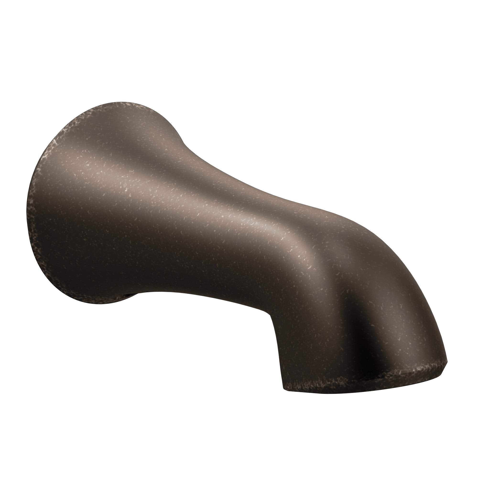 Moen 195386ORB Wynford Replacement Tub Non-Diverter Spout 1/2-Inch Slip Fit Connection, Oil Rubbed Bronze