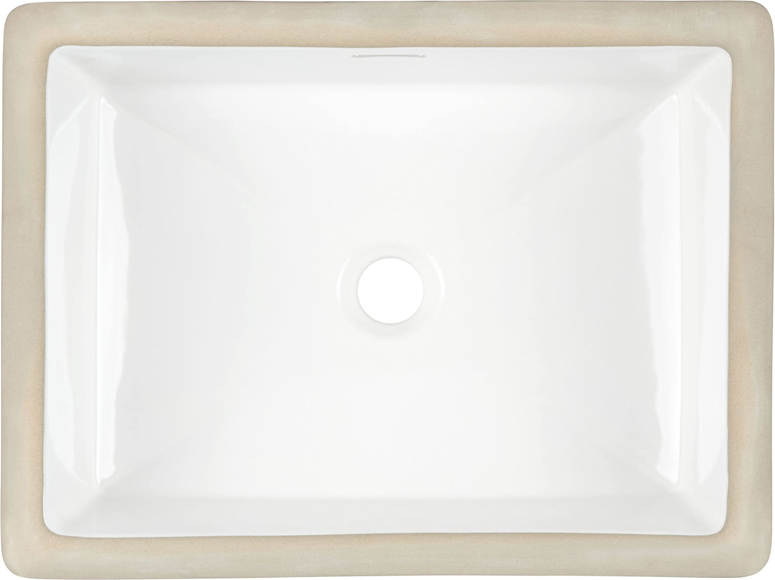 Signature Hardware 453258 Euric 20" Vitreous China Undermount Bathroom Sink