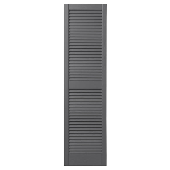 Ply Gem Shutters and Accents VINLV1563 16 Louvered Shutter, 15