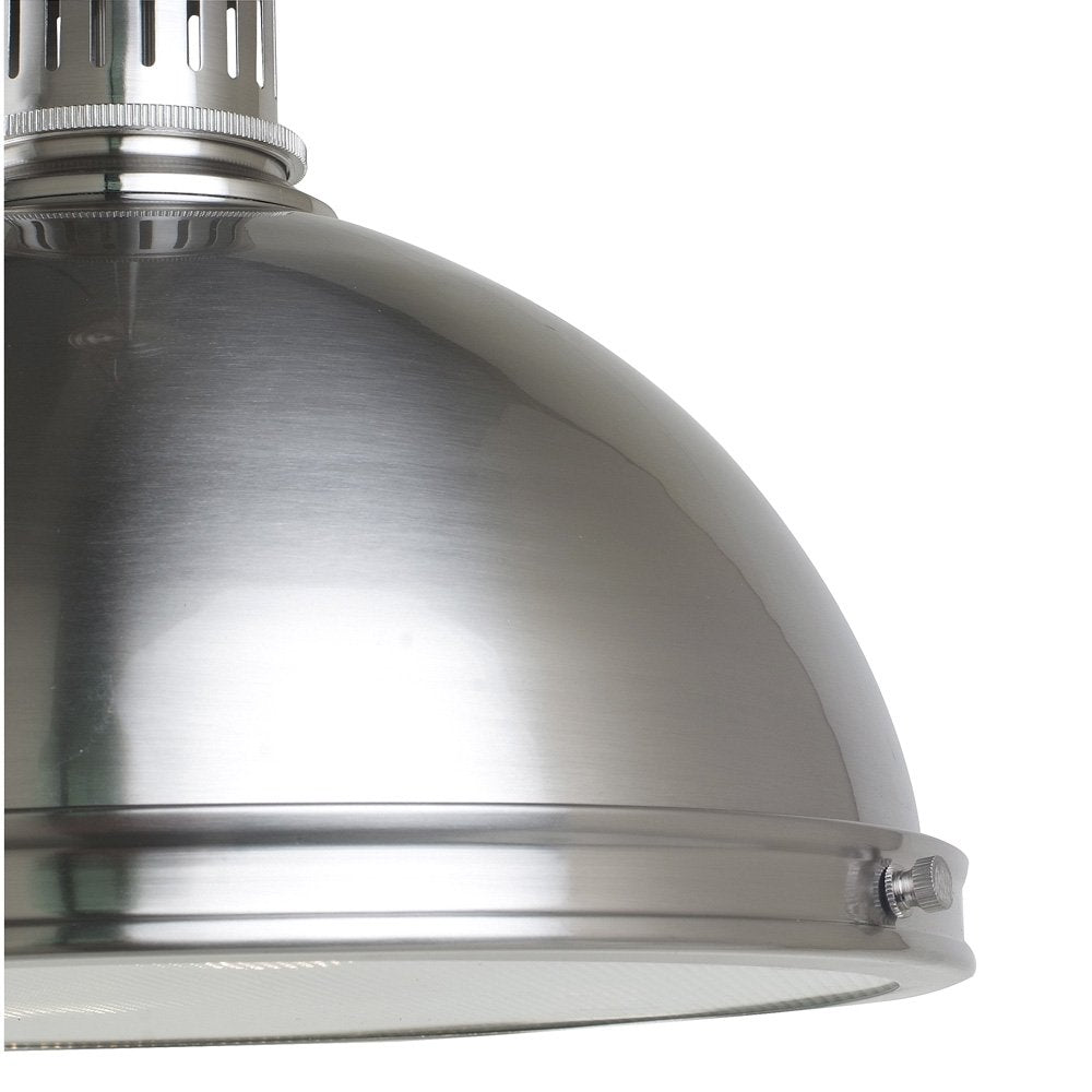 Sea Gull Lighting 65086-962 Pratt Street Metal Pendant Hanging Modern Fixture, Two - Light, Brushed Nickel