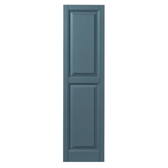 Ply Gem Shutters and Accents VINRP1567 BLU Raised Panel Shutter, 15
