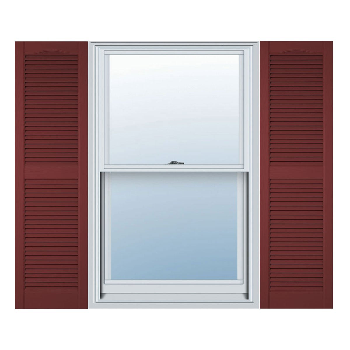 Open Louver Vinyl Shutters