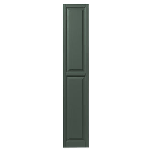 Ply Gem Shutters and Accents VINRP1581 55 Raised Panel Shutter, 15", Green