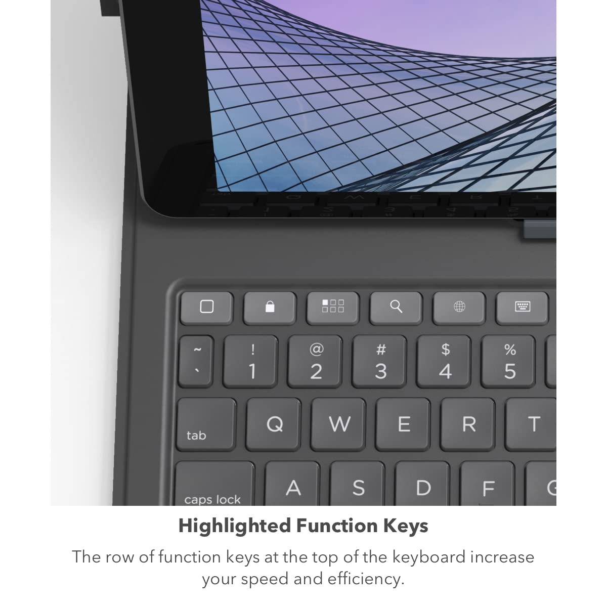 ZAGG Messenger Folio 2 Tablet Keyboard & Case, Laptop-Style Keys, Built-in Stand for 10.9-inch 10th GEN iPad