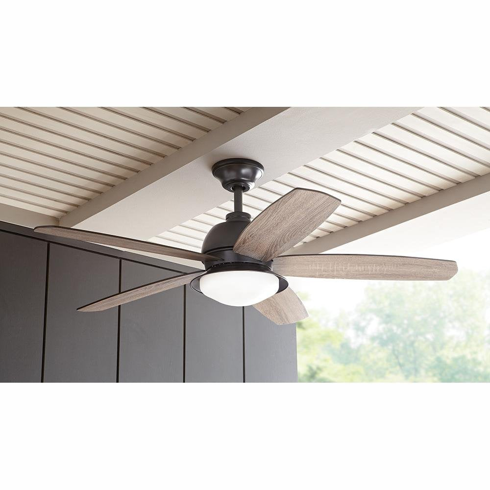 Home Decorators Collection Ackerly 52 in. LED Indoor/Outdoor Natural Iron Ceiling Fan with Light Kit and Remote Control