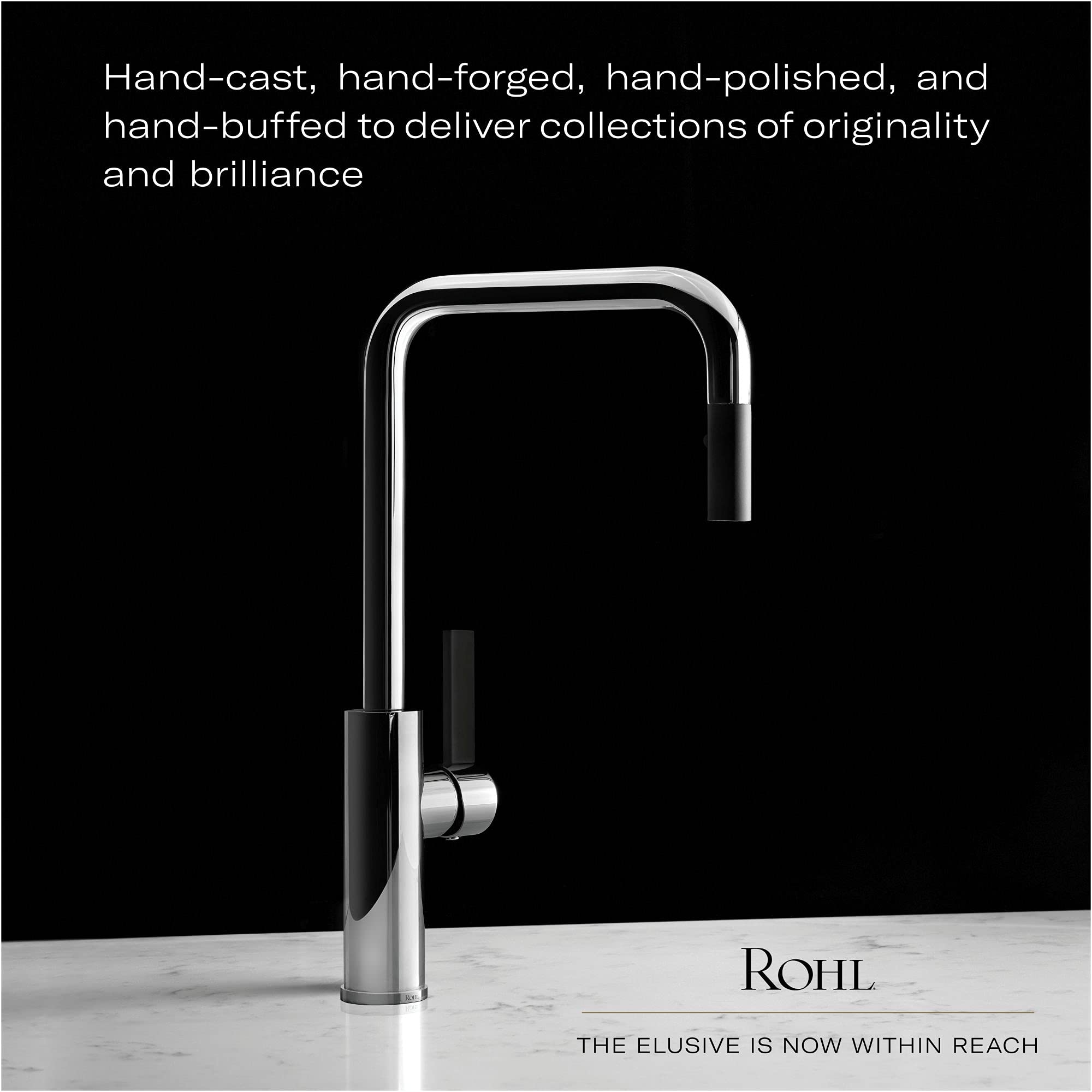 ROHL Tuario Bar/Food Prep Faucet - U Spout with Lever Handle in Polished Chrome