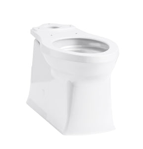 KOHLER 4144-0 (TM) Corbelle Comfort Height(R) elongated toilet bowl with skirted trapway, 1, White