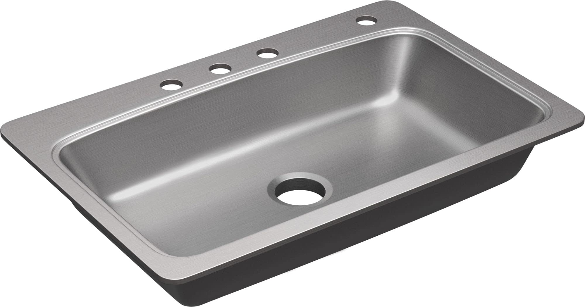 PROFLO PFSR1B332264 Bealeton 32-15/16" Drop In Single Basin Stainless Steel Kitchen Sink - Stainless Steel