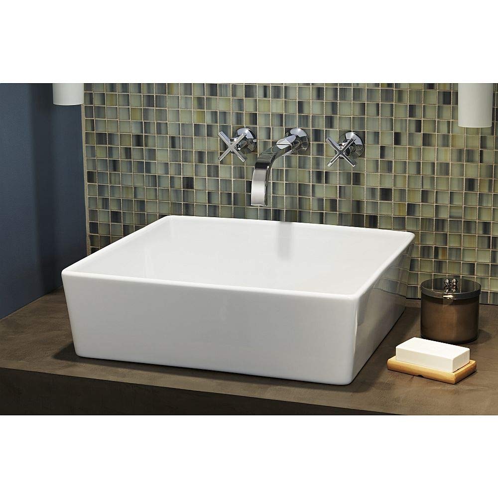 American Standard 0552.000.020 Loft Bathroom Sink, 19-5/8&quot x 15-3/4&quot x 5-7/8&quot, White