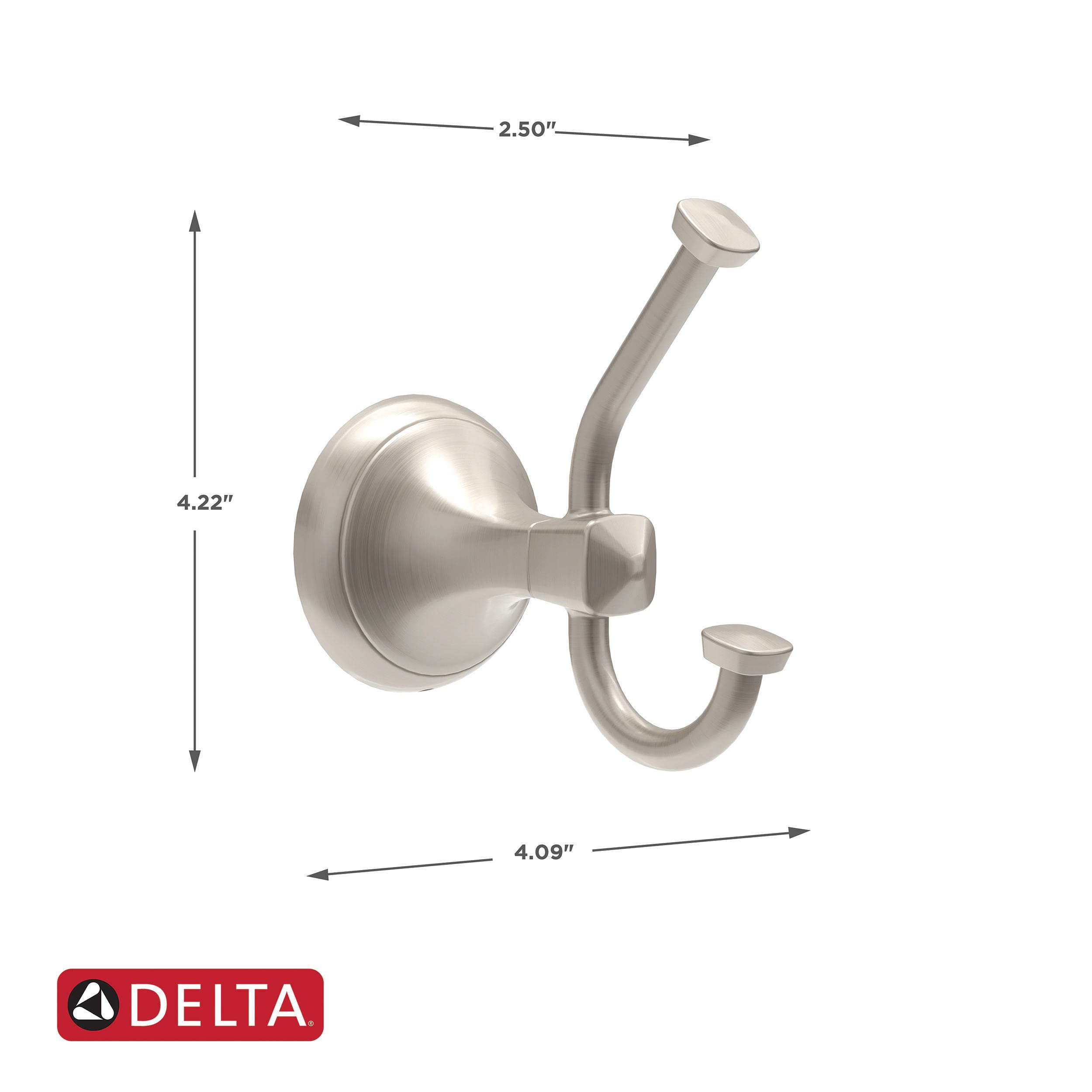 Esato Towel Hook in Spotshield Brushed Nickel