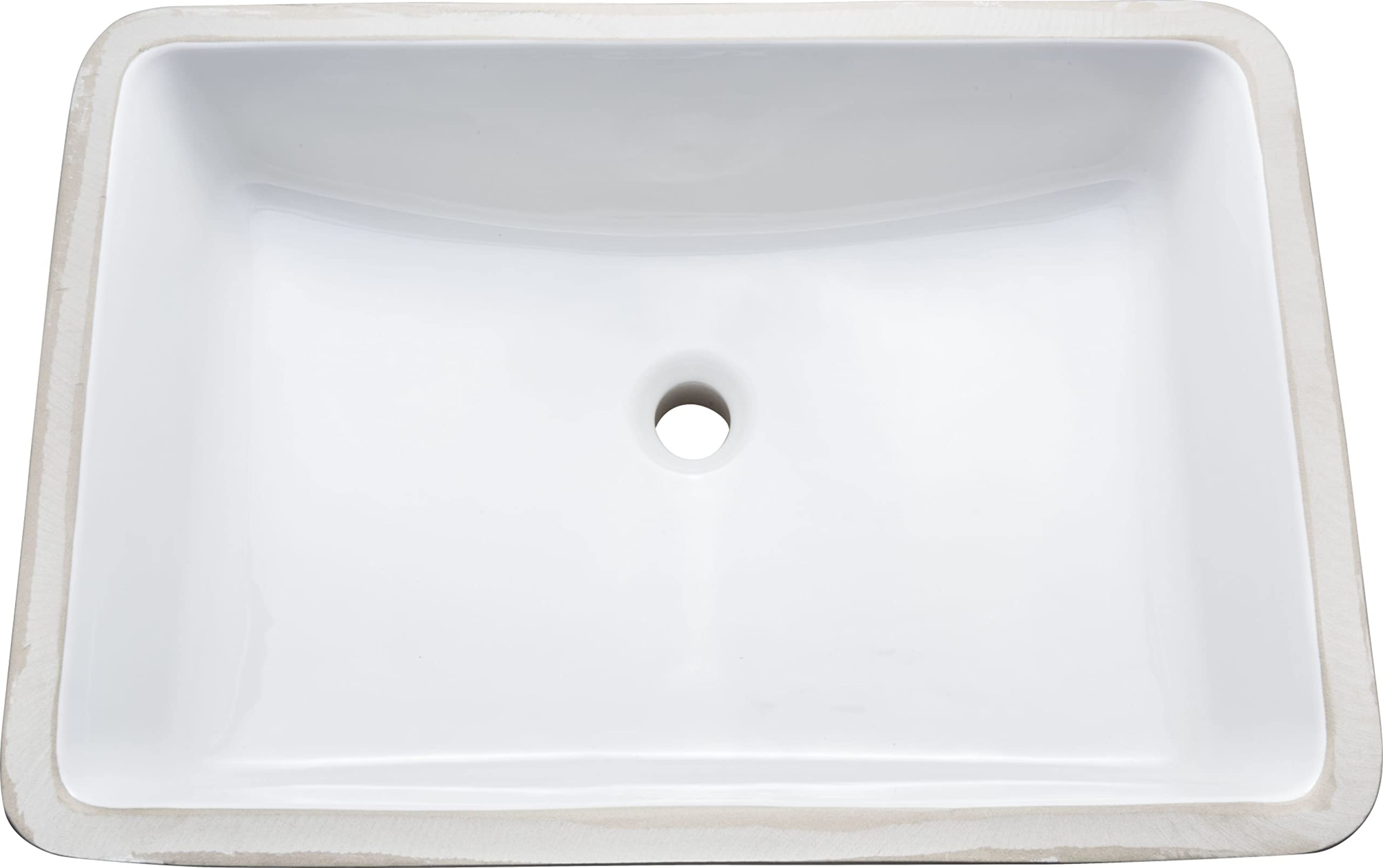 PROFLO PF2114UAWH PROFLO PF2114UA Norris 22-13/16" Rectangular Vitreous China Undermount Bathroom Sink with Overflow