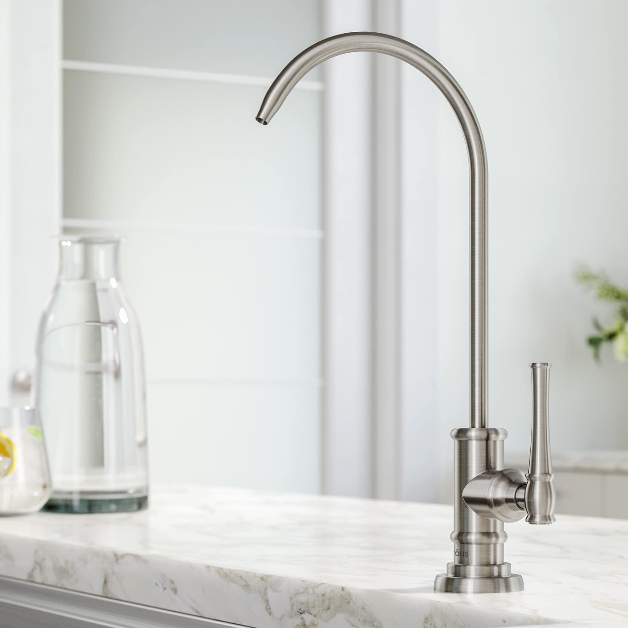 KRAUS Allyn 100% Lead-Free Kitchen Water Filter Faucet in Spot Free Stainless Steel, FF-102SFS