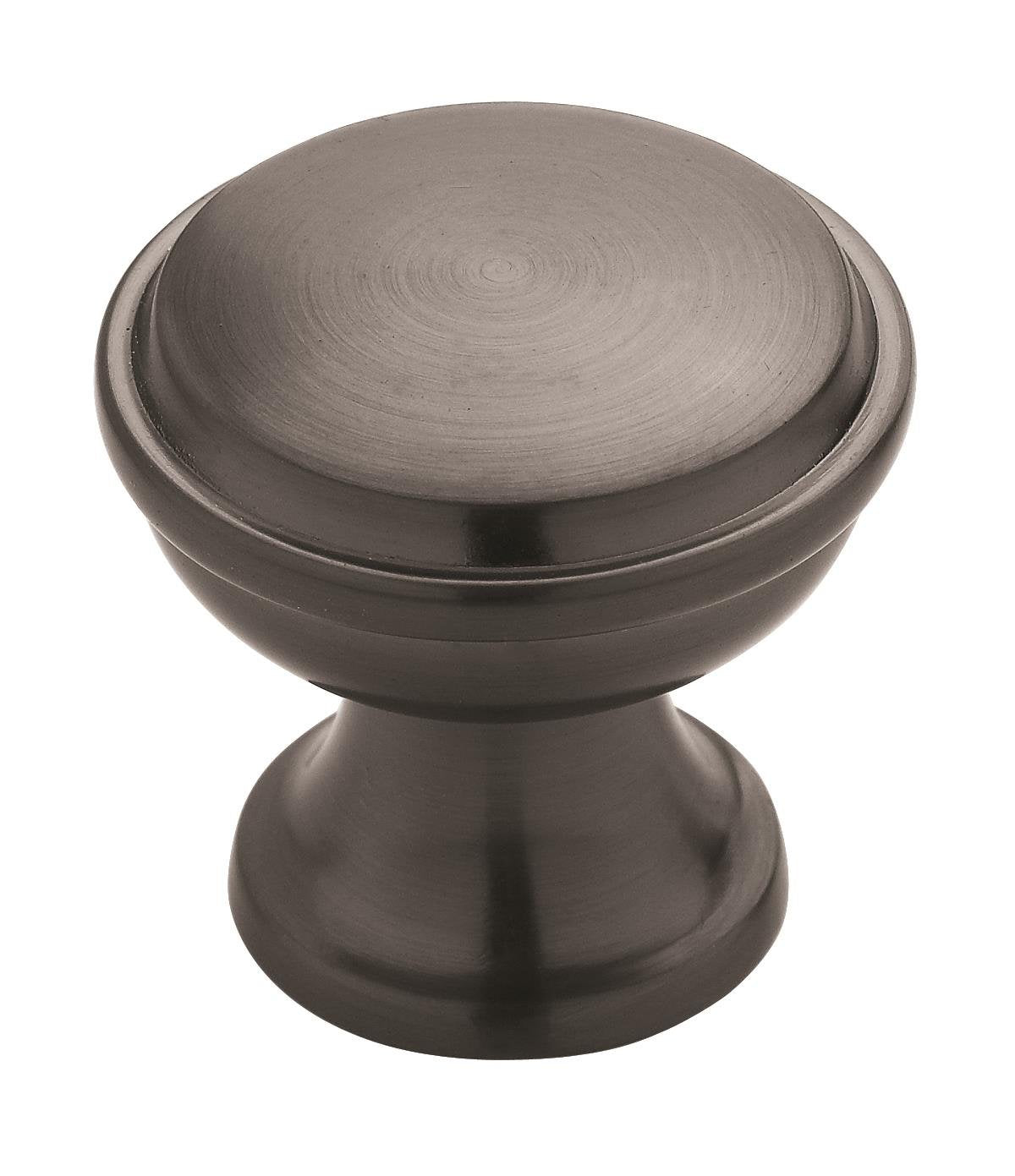 Amerock | Cabinet Knob | Graphite | 1-3/16 inch (30 mm) Diameter | Westerly | 1 Pack | Drawer Knob | Cabinet Hardware