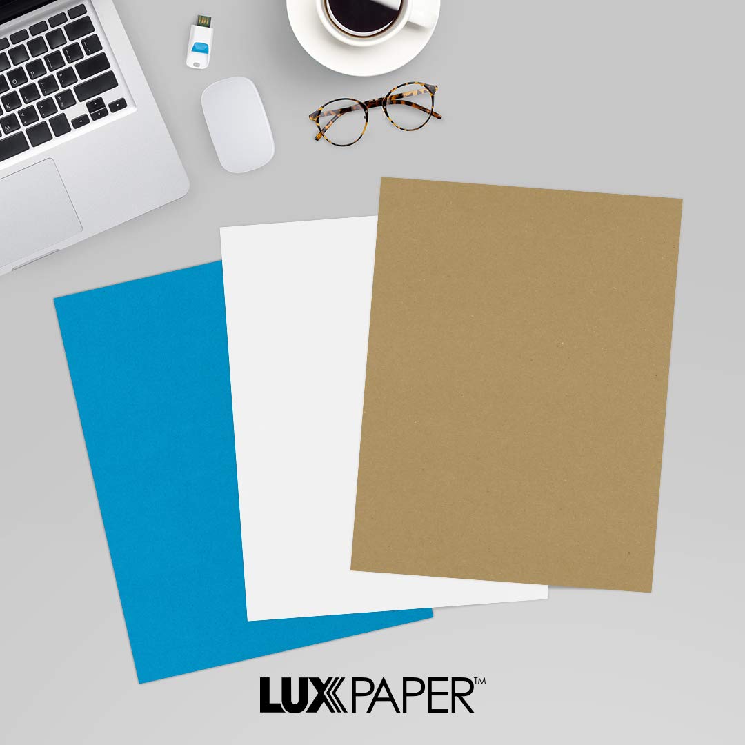 LUXPaper 8.5" x 11" Paper | Letter Size | Grocery Bag Brown | 70lb. Text | 500 Qty