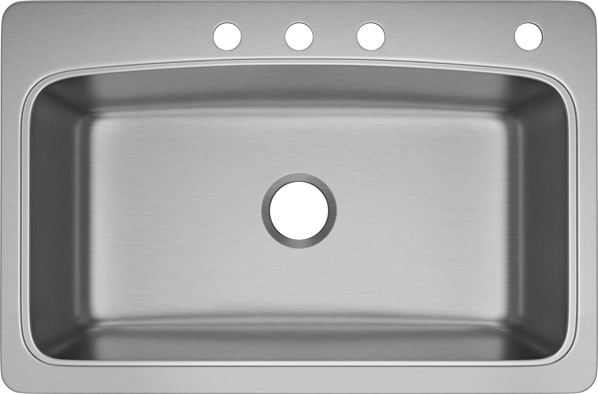 PROFLO PFSR1B332264 Bealeton 32-15/16" Drop In Single Basin Stainless Steel Kitchen Sink - Stainless Steel