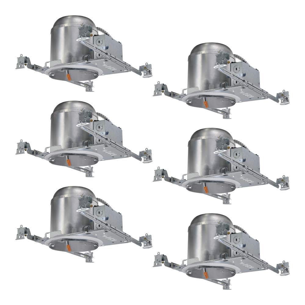 Halo Recessed H750ICAT-6PK LED Housing, IC Air-Tite, for listed LED Modules (6 Pack), 6"