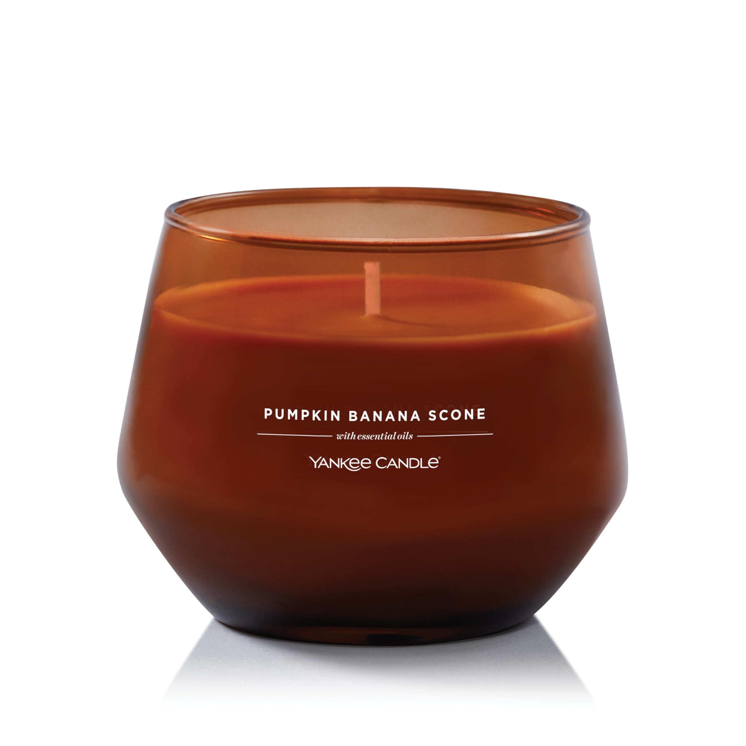 Yankee Candle Studio Medium Candle, Pumpkin Banana Scone, 10 oz: Long-Lasting, Essential-Oil Scented Soy Wax Blend Candle | 40-65 Hours of Burning Time