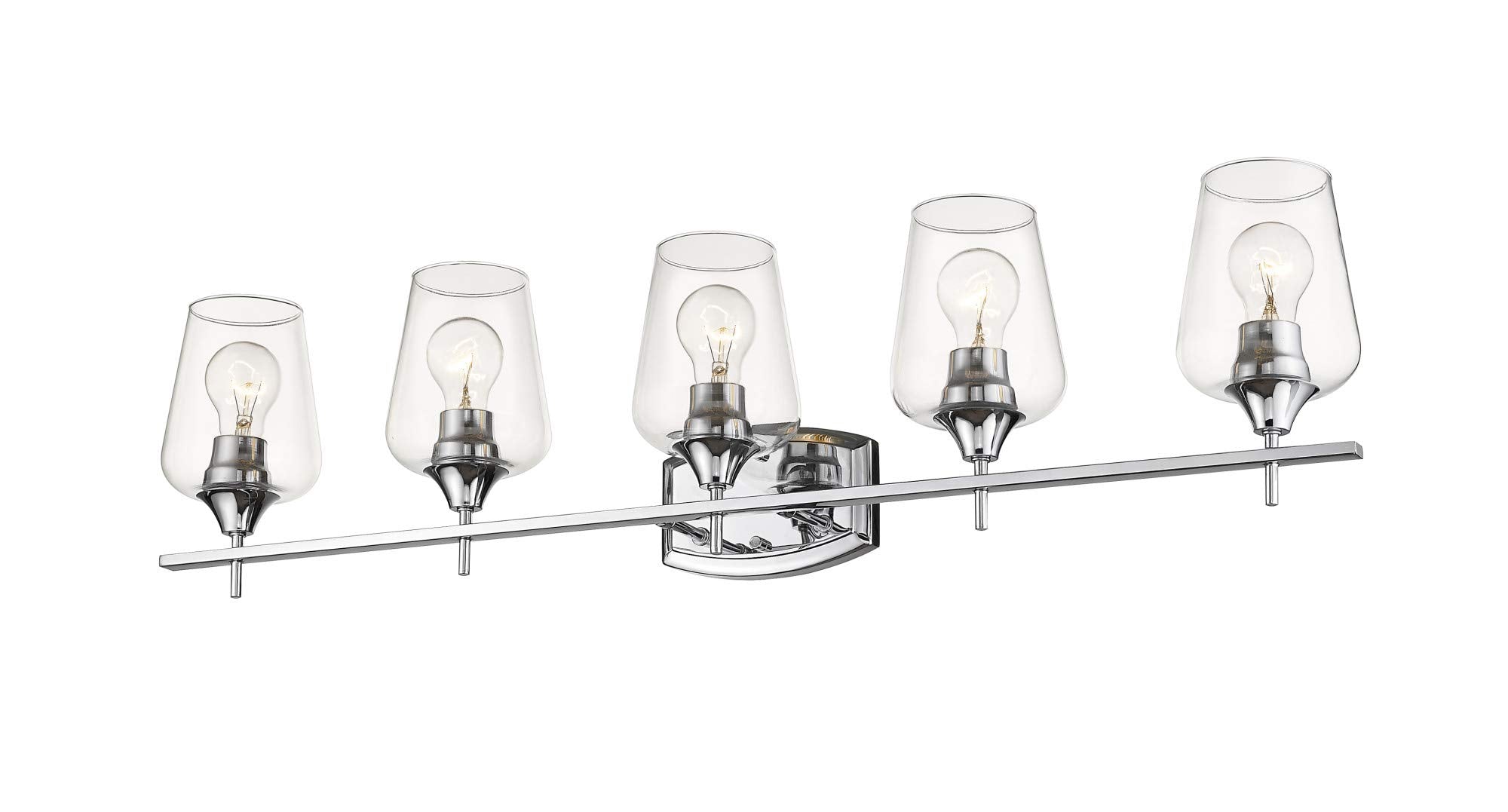 Z-Lite 5 Light Vanity 473-5V-OBR, Clear