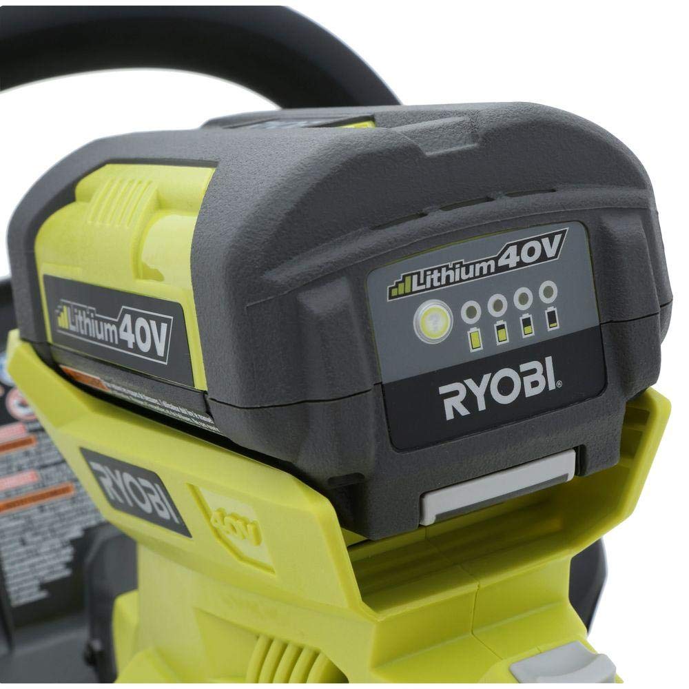 Ryobi 40-Volt Cordless Hedge Trimmer 24" includes Lithium-Ion Battery plus Charger