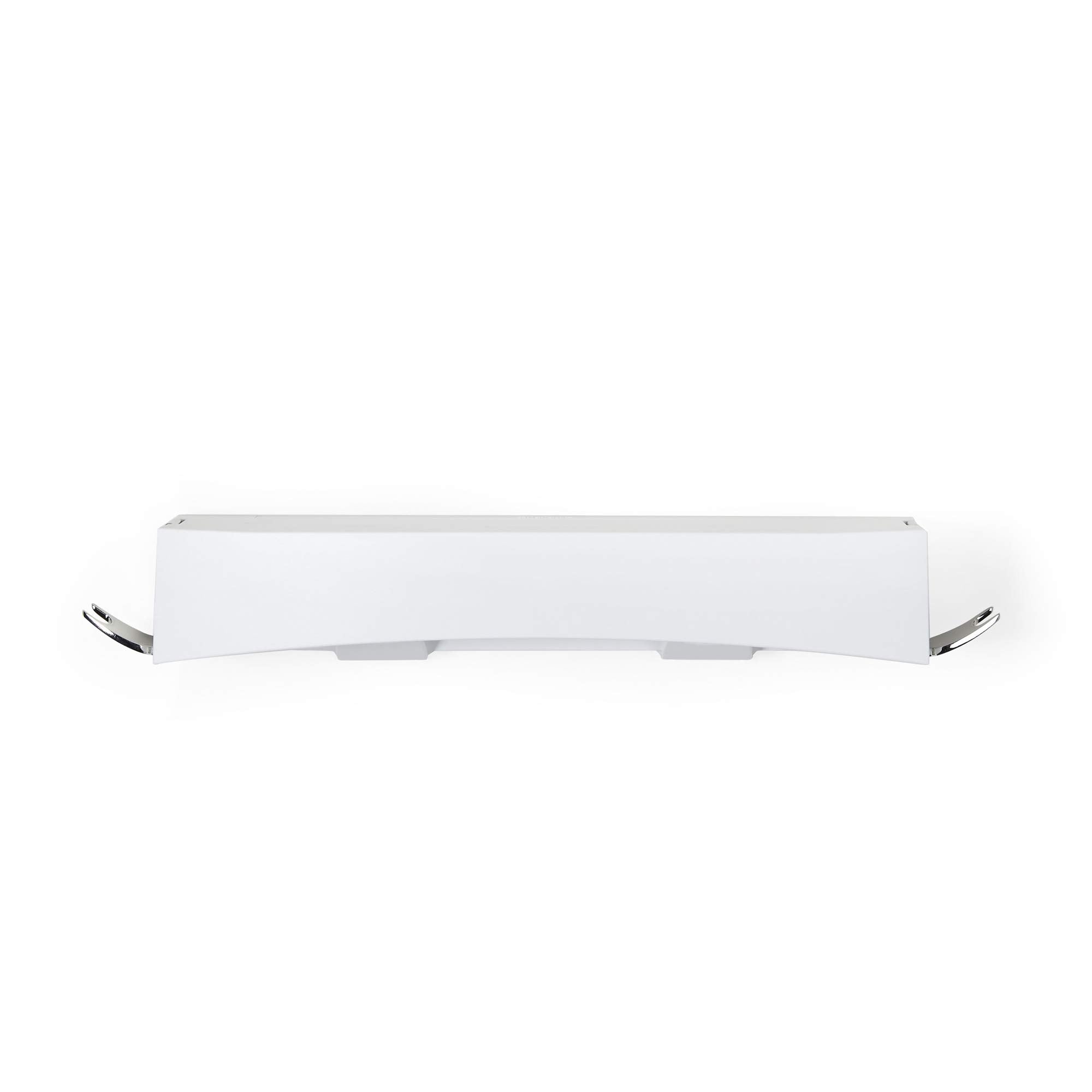 Better Living Products Clever Flip Shelf, Shower Storage Organizer, White and Chrome, 16.88" x 4" x 2.88"