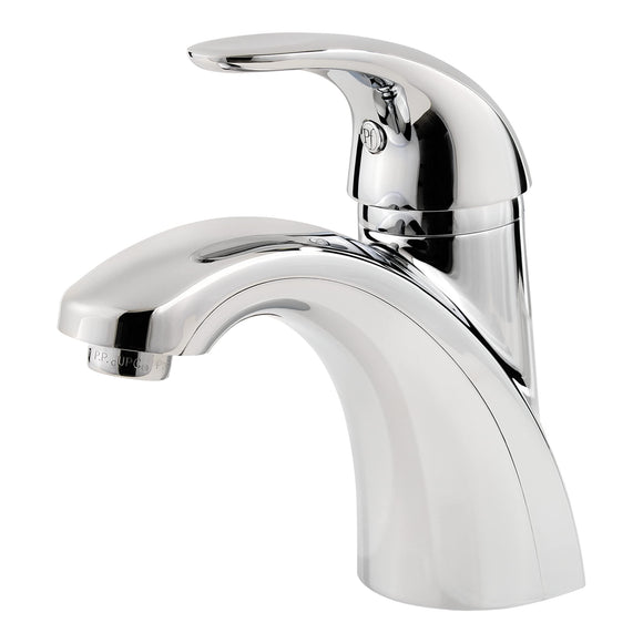 Pfister Parisa Bathroom Sink Faucet, Single Control, 1-Handle, Single Hole, Polished Chrome Finish, LF042PRCC