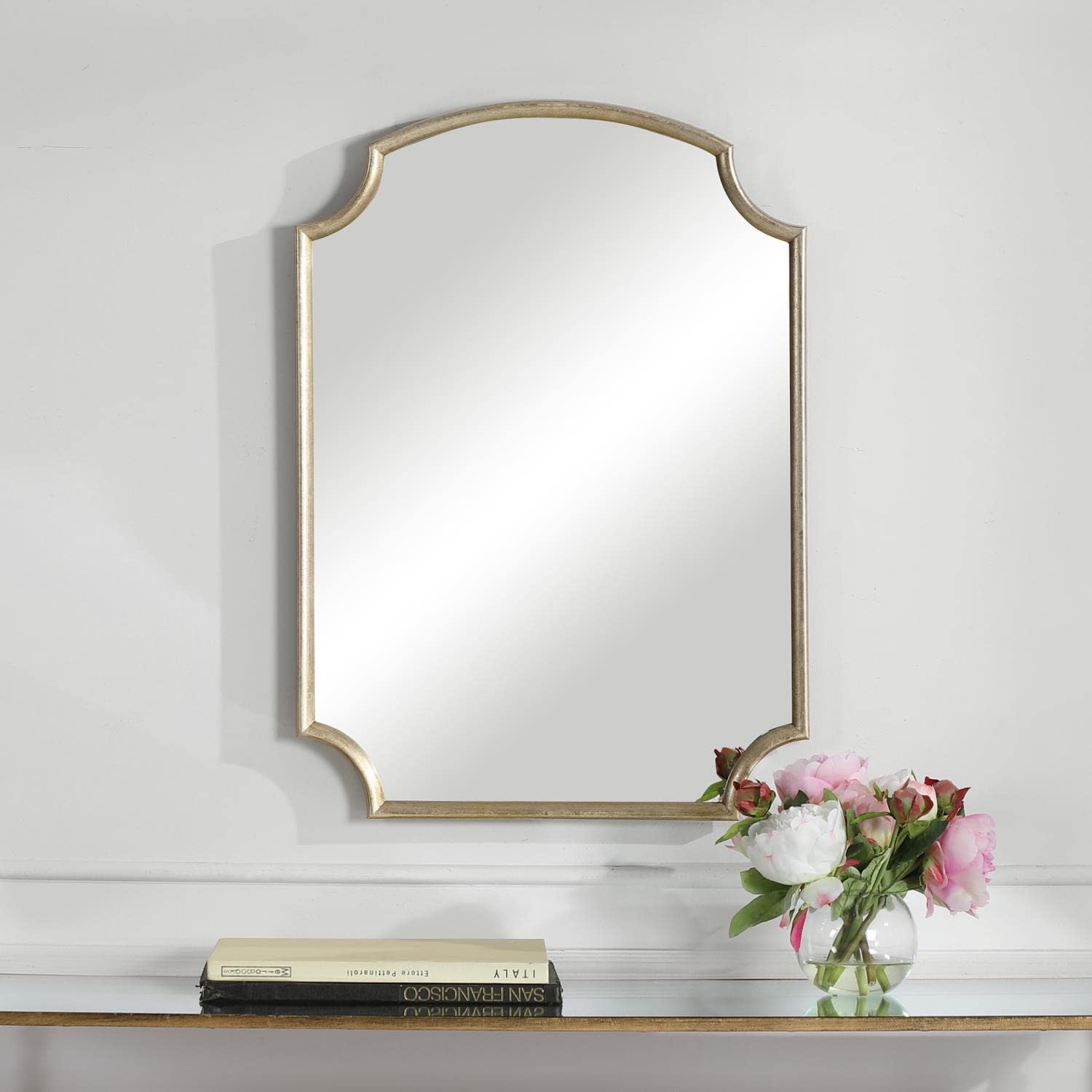 212 Main W00484 Accent Mirror Antiqued Golden Champagne