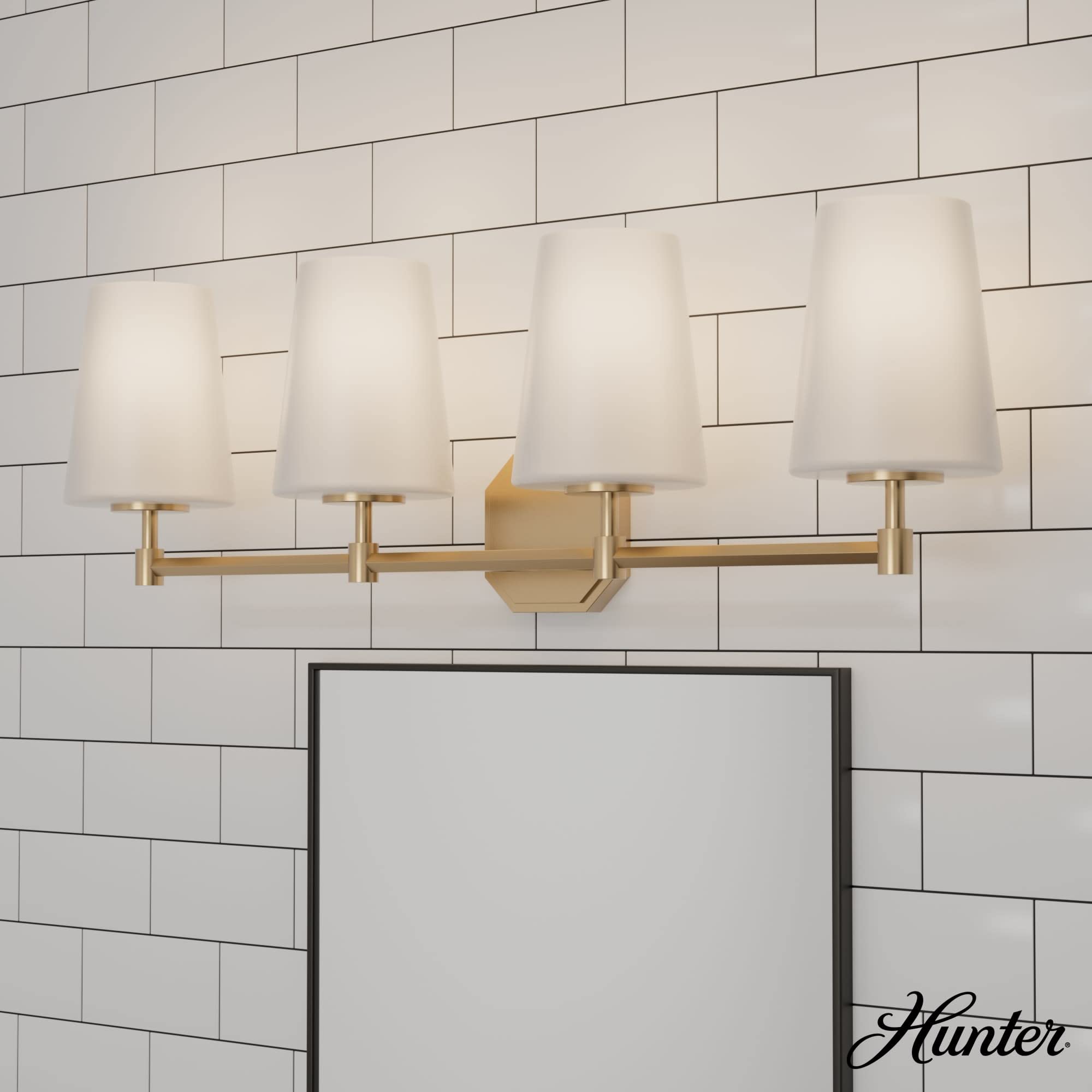 Hunter Fan Company 19884 Nolita Vanity Lighting, Alturas Gold