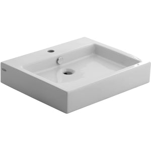 American Standard 0621001.020 Studio Vessel Sink with Single Faucet Hole, 1-1/4 in, White