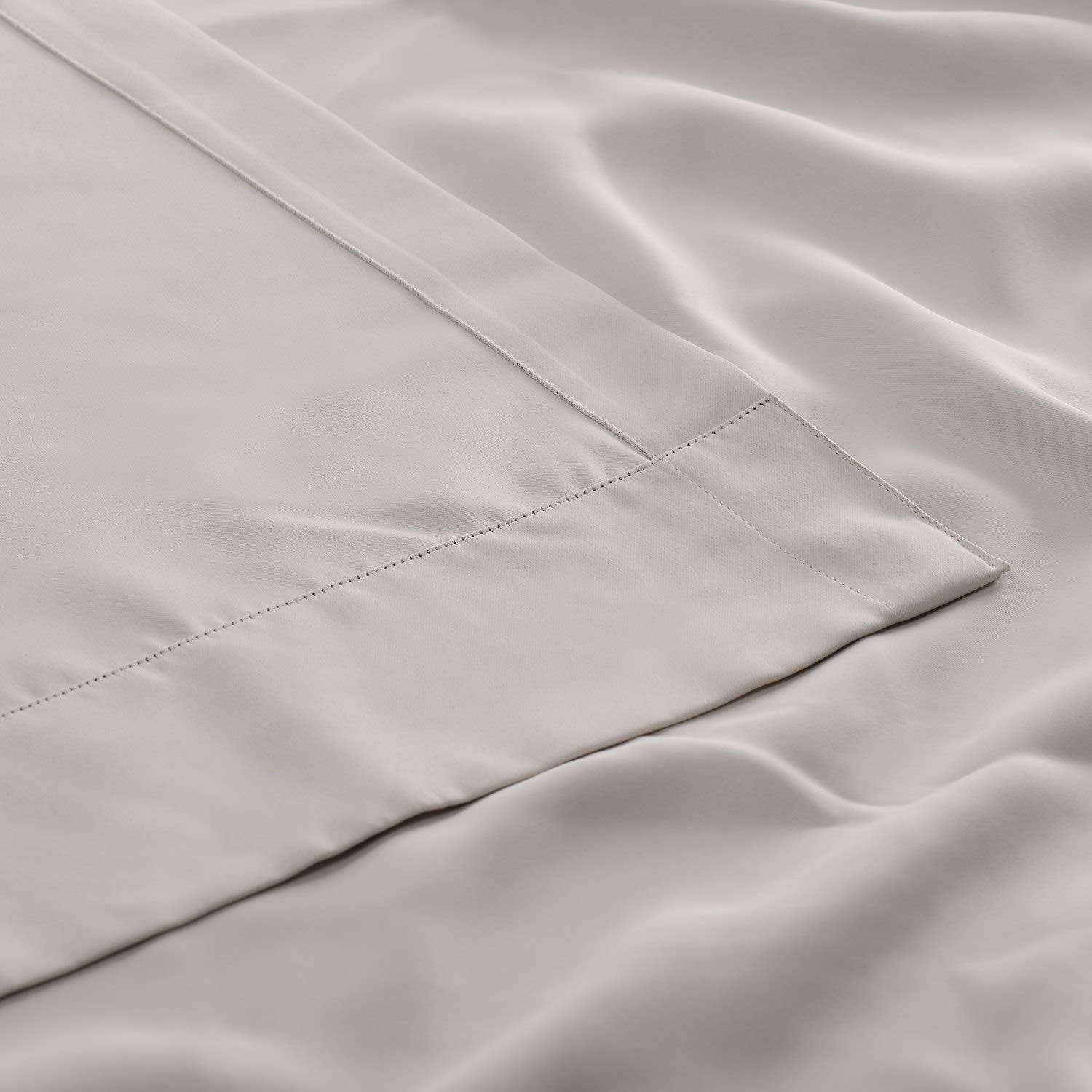 HPD Half Price Drapes Solid Room Darkening Curtains 50 X 84 (1 Panel), BOCH-171113-84, Alabaster Beige