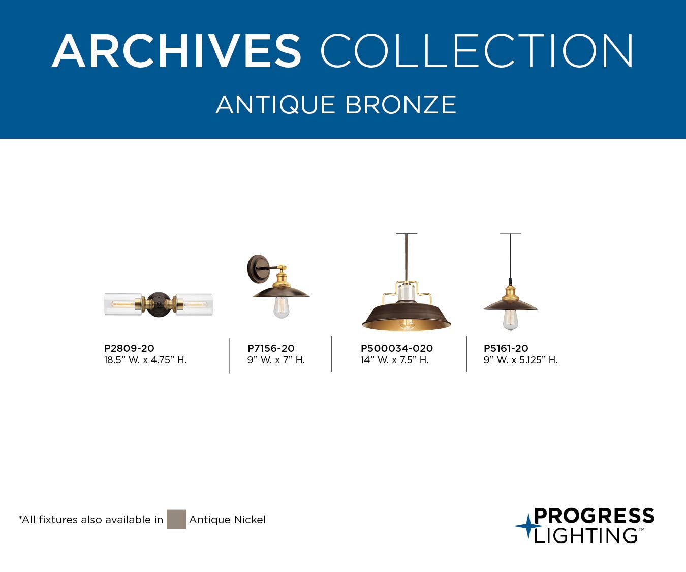 Archives Collection 1-Light Antique Bronze Brass Paint Inside Metal Shade Farmhouse Mini-Pendant Light