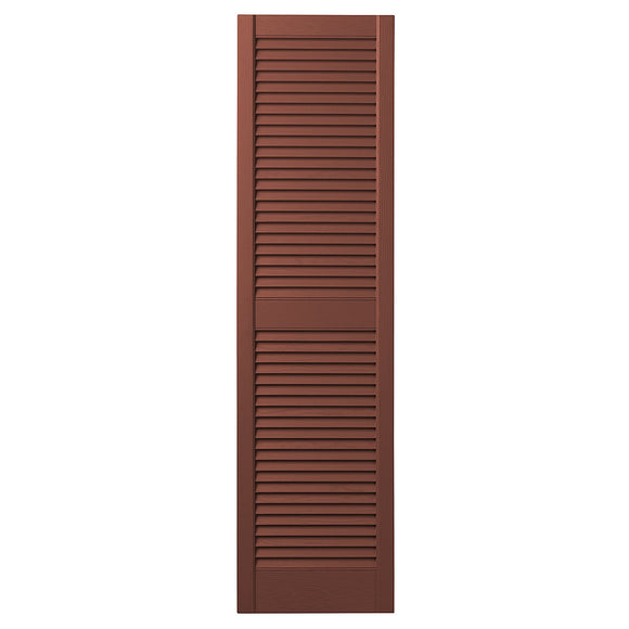Ply Gem Shutters and Accents VINLV1559 38 Louvered Shutter, 15
