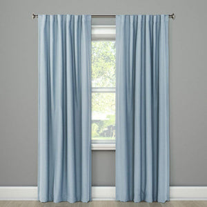 threshold Aruba Curtain Panels - Size 84x50, Canterbury Blue