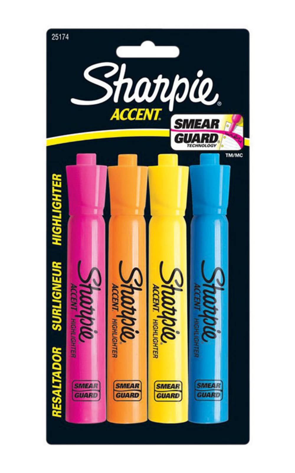 4-Pack Major Accent Highlighters