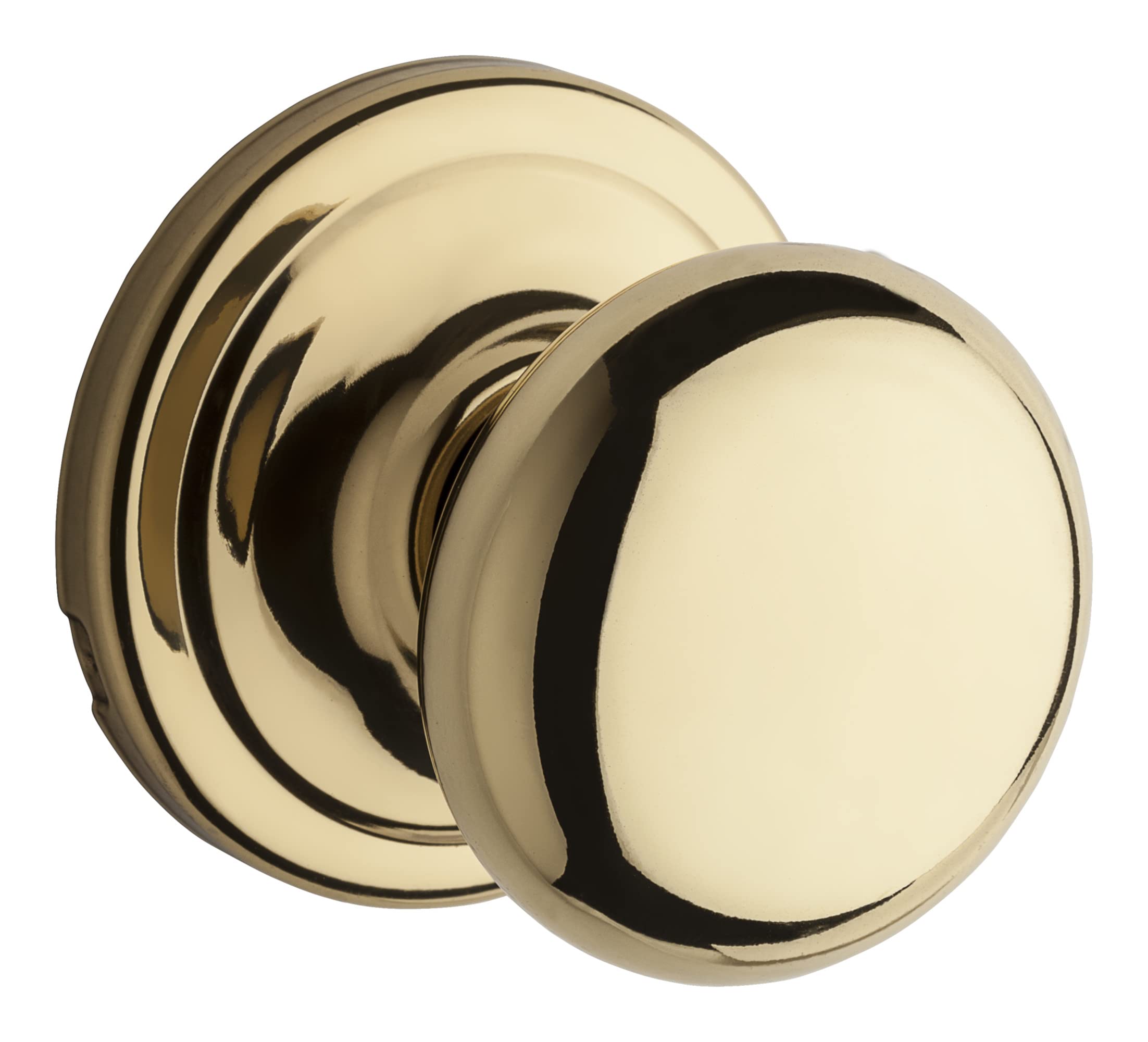 Kwikset 720H Hancock Passage Door Knob Set - Polished Brass