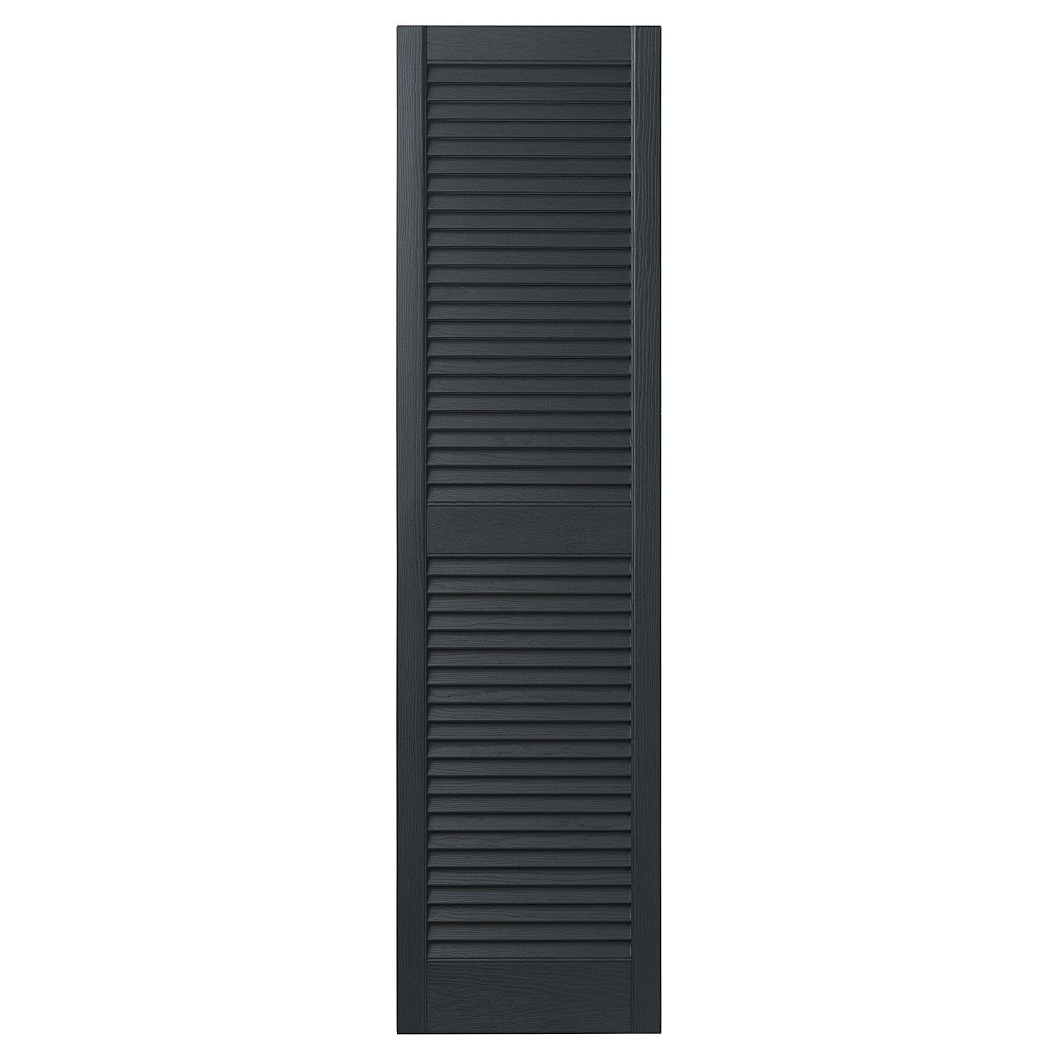 Ply Gem Shutters and Accents VINLV1555 99 Louvered Shutter, 15", Blackwatch Green