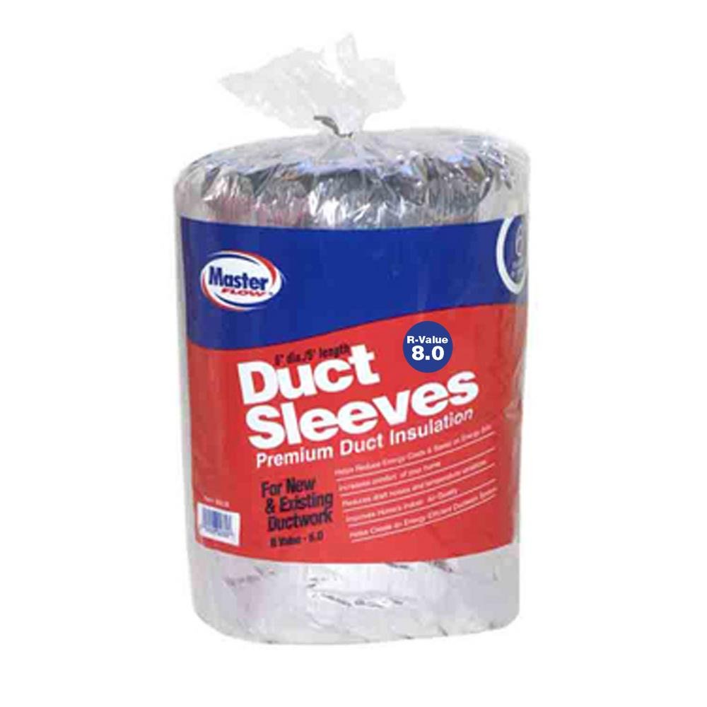 Master Flow 6 in. Dia R-8 Ductwork Insulation Sleeve