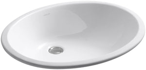KOHLER K-2211-0 Caxton Undercounter Bathroom Sink, White