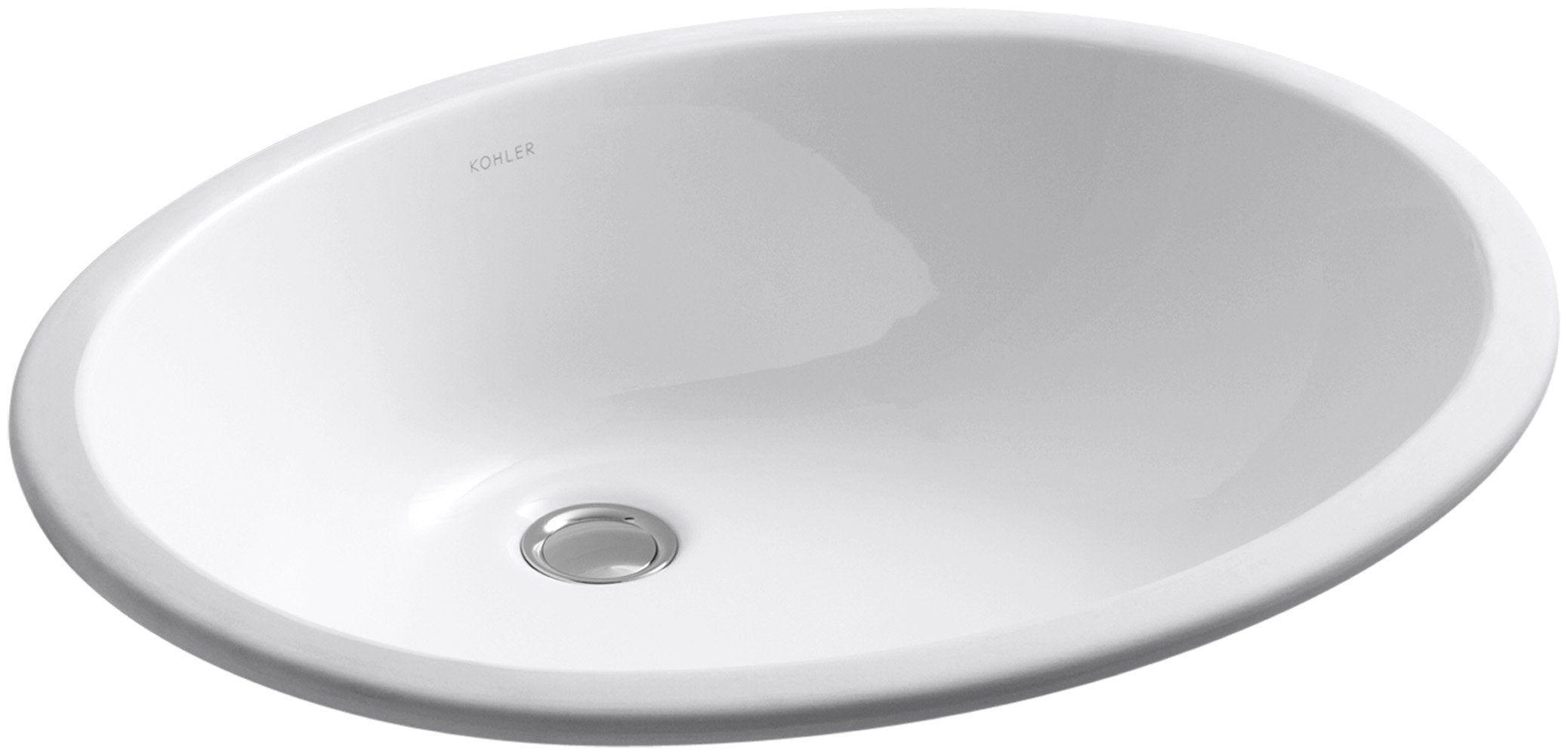 KOHLER K-2211-0 Caxton Undercounter Bathroom Sink, White