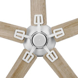 Bayfield 52 in. Indoor Matte White Dry Rated Downrod Ceiling Fan with 5 Reversible Blades