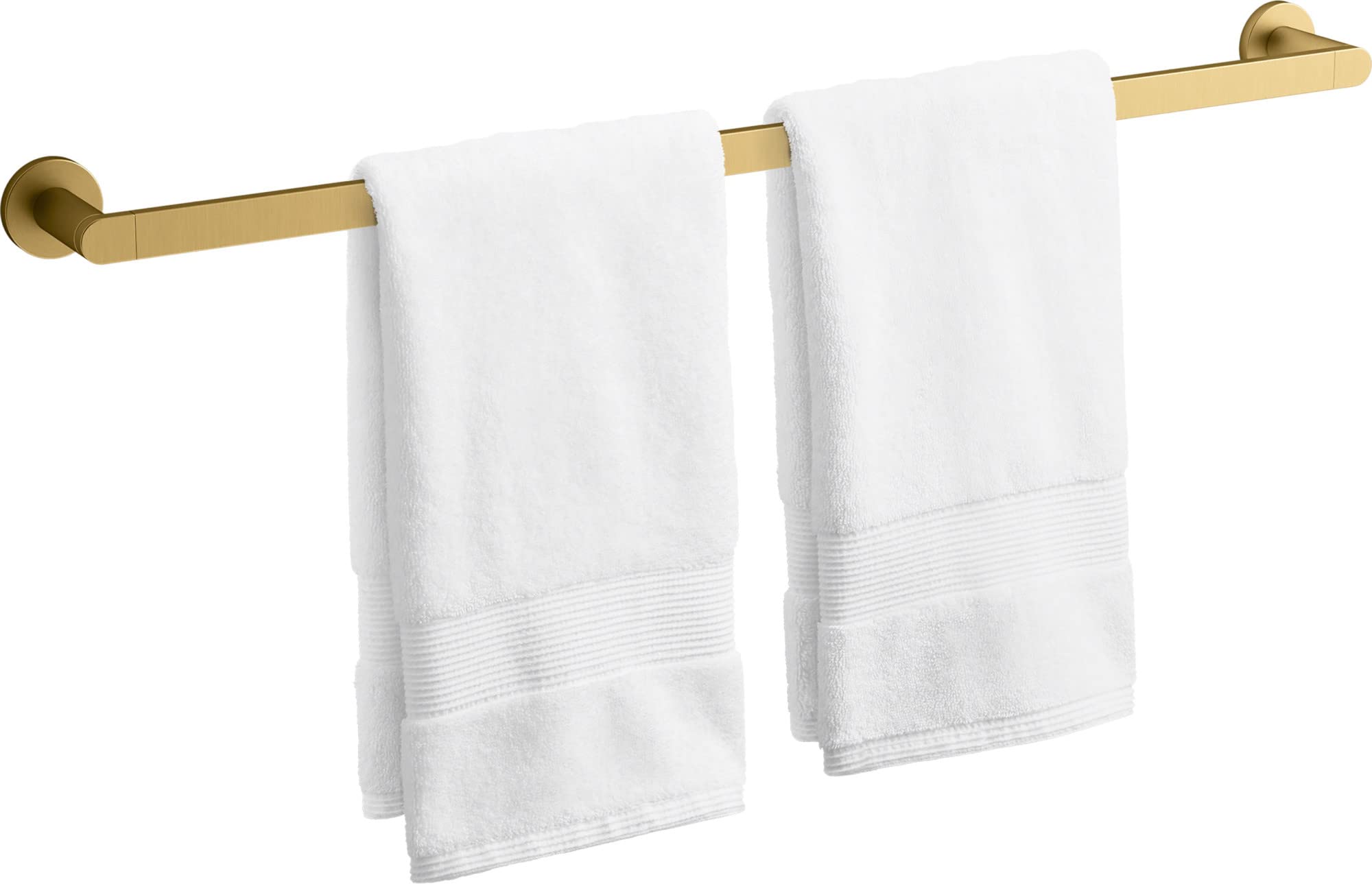 Kohler 73143-2MB Composed-Towel Bars, Vibrant Brushed Moderne Brass