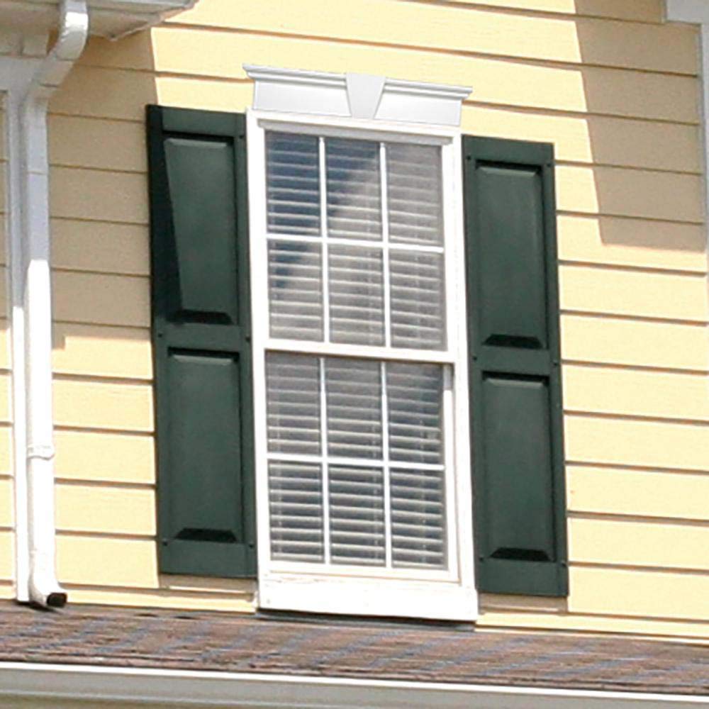 Raised Panel Vinyl Shutters