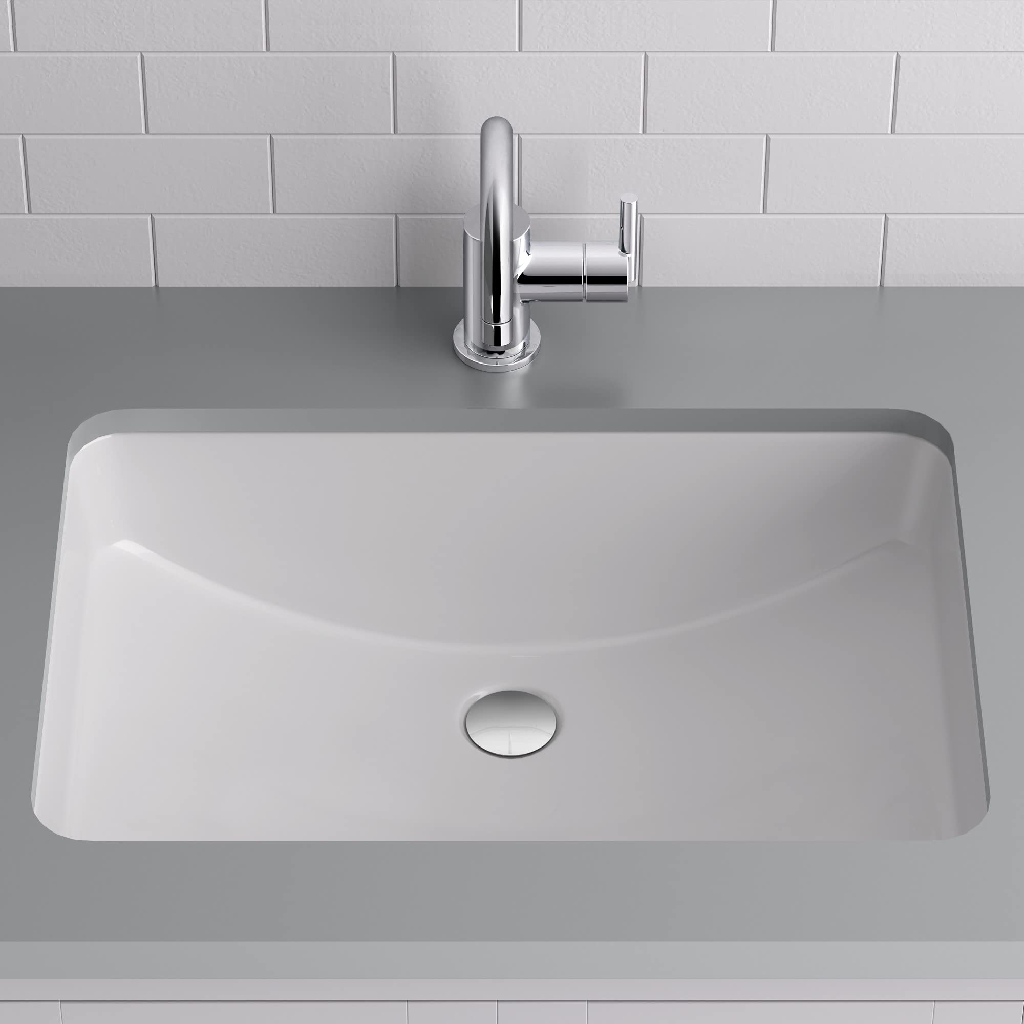 Miseno MNO2114ABWH Miseno MNO2114RU Myers 22-7/8" Undermount Bathroom Sink with Overflow