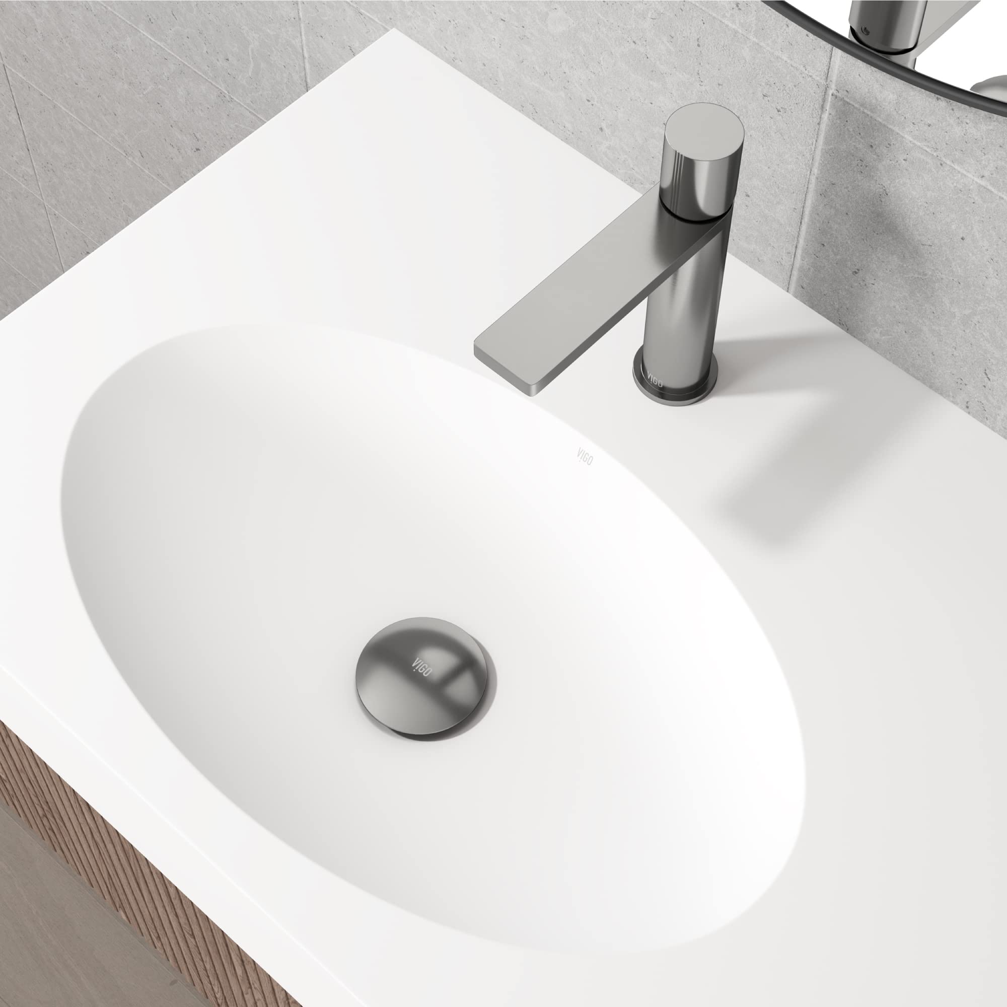 VIGO 1.75 in. Bathroom Sink Pop-Up Drain with Overflow in Brushed Nickel - VG16002BN