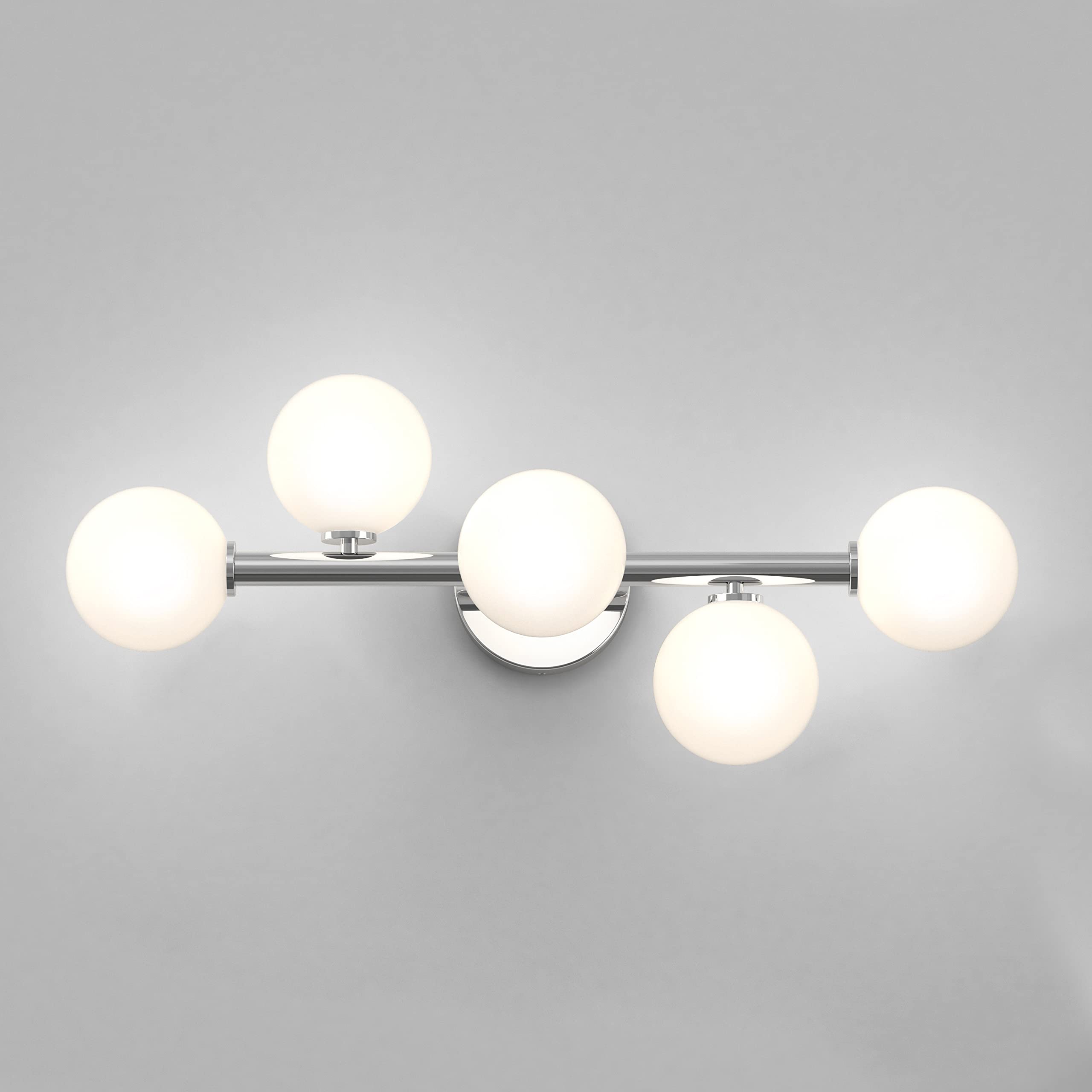 Artika Bloom 5-Light Vanity Light Fixture, Chrome