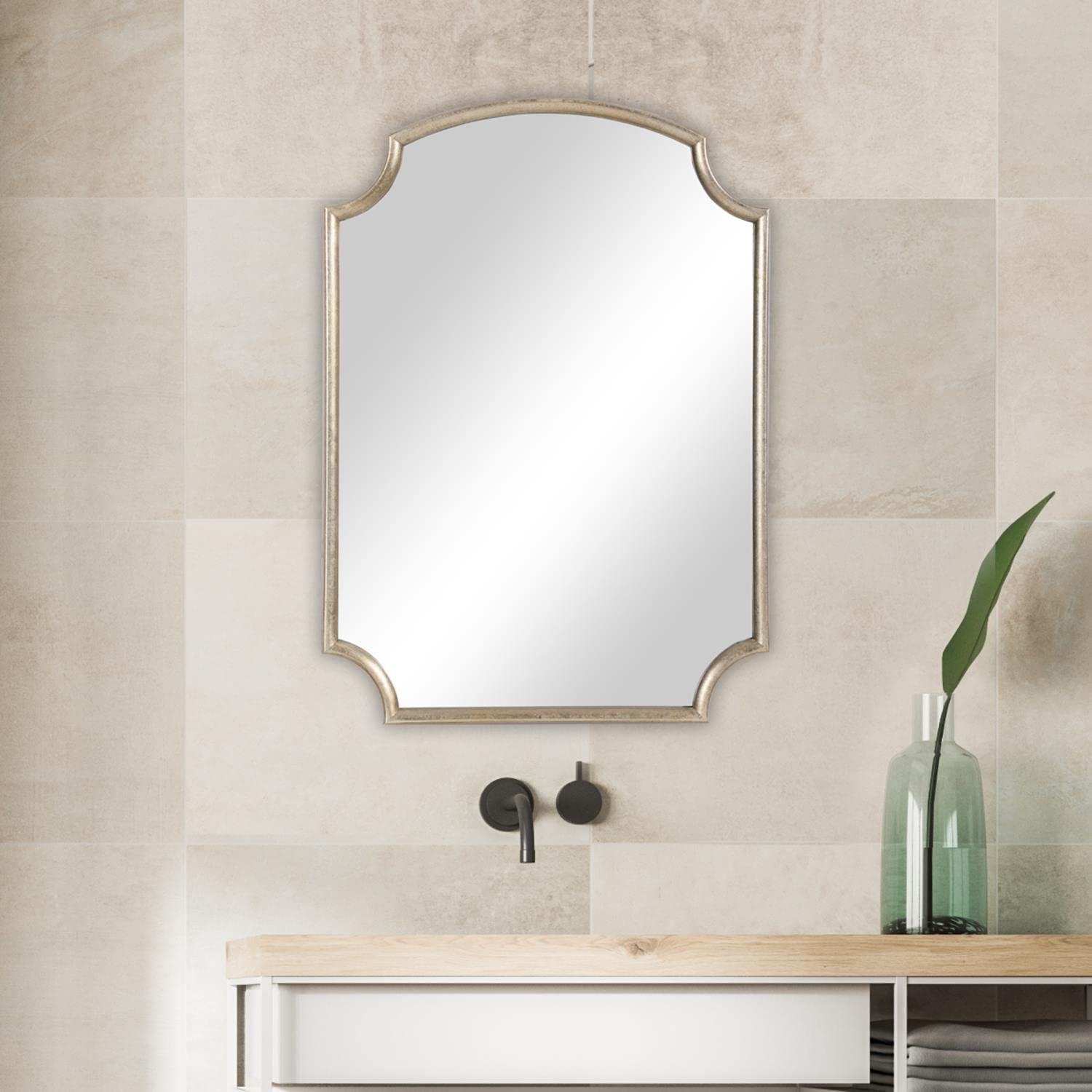 212 Main W00484 Accent Mirror Antiqued Golden Champagne