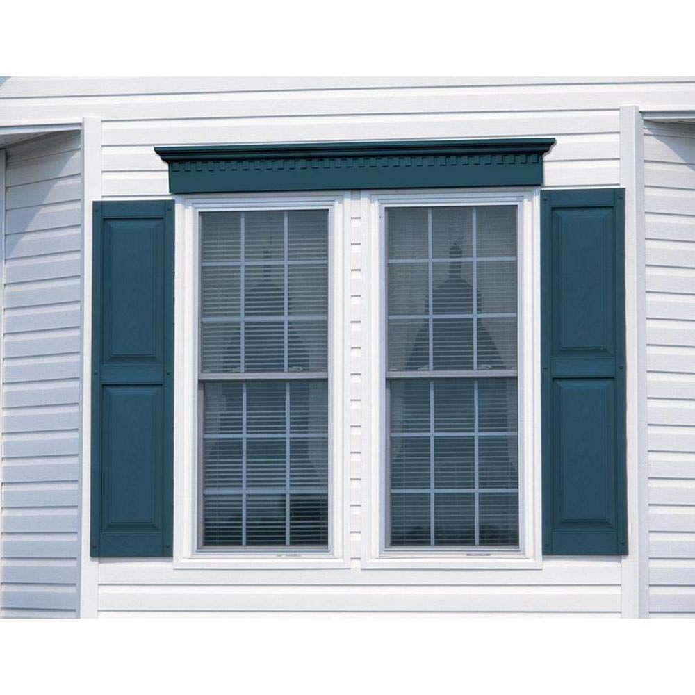 Raised Panel Vinyl Shutters