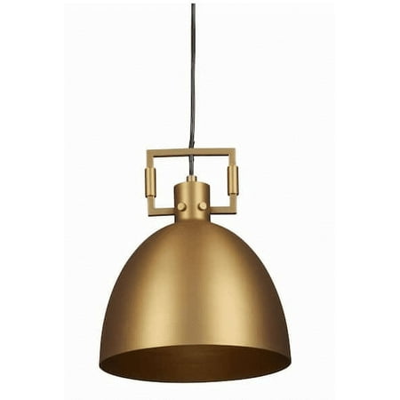 STANFORD LIGHTING Luka 1 Light Brass Modern Farmhouse Pendant