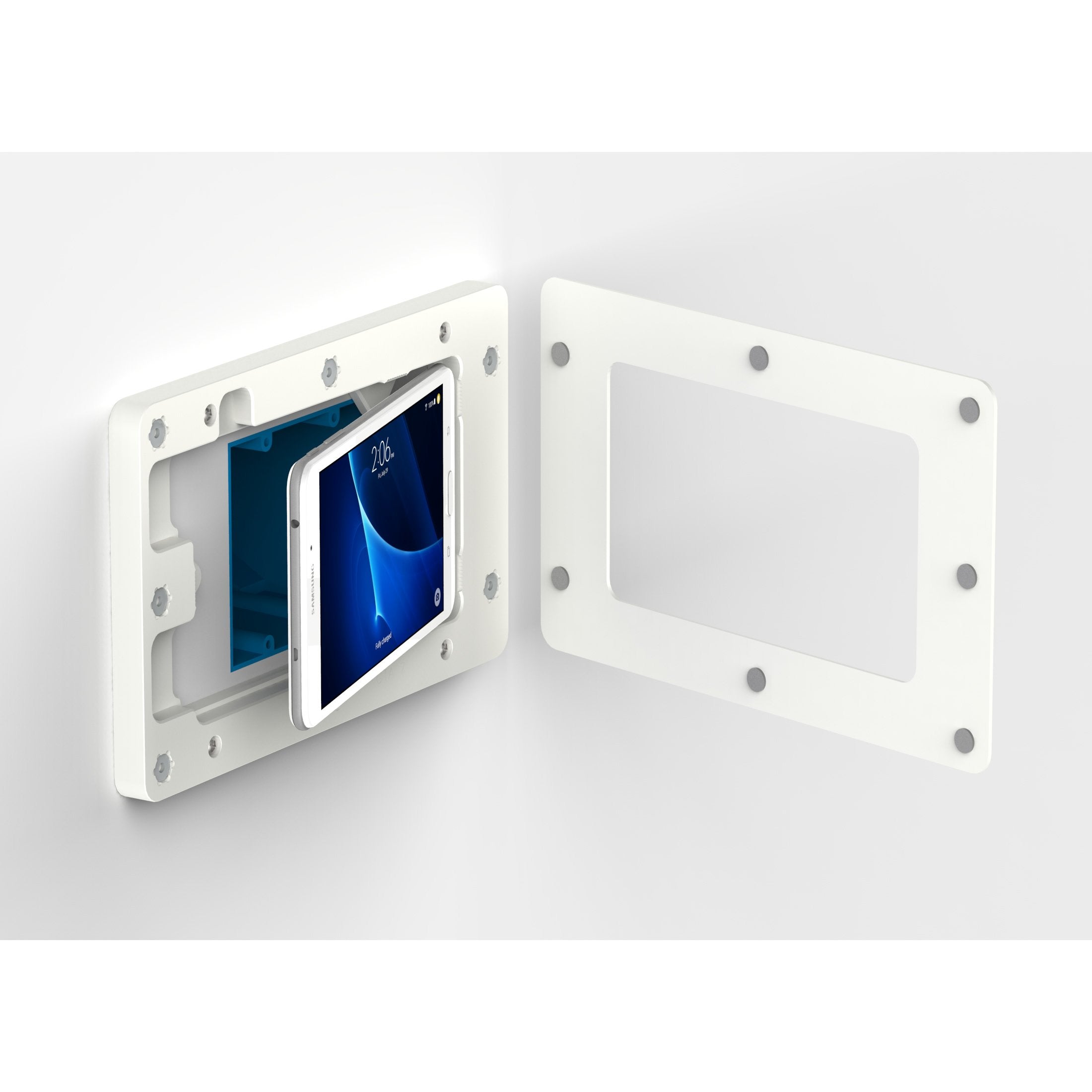 VidaMount White On-Wall Tablet Mount Compatible with Samsung Galaxy Tab A 7.0