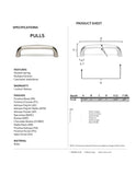 Alno A1236-PN Pulls Modern Pulls, Polished Nickel